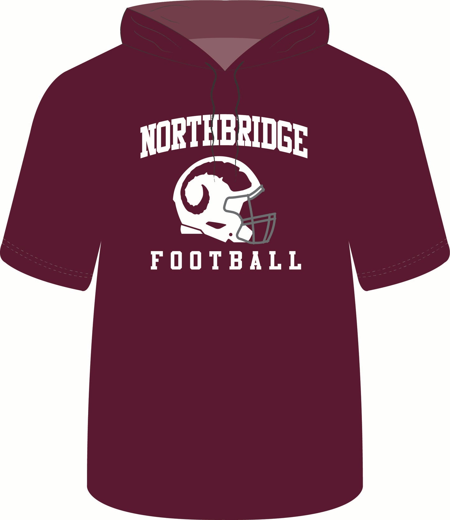 Northbridge HS Football Short Sleeve Hoodie