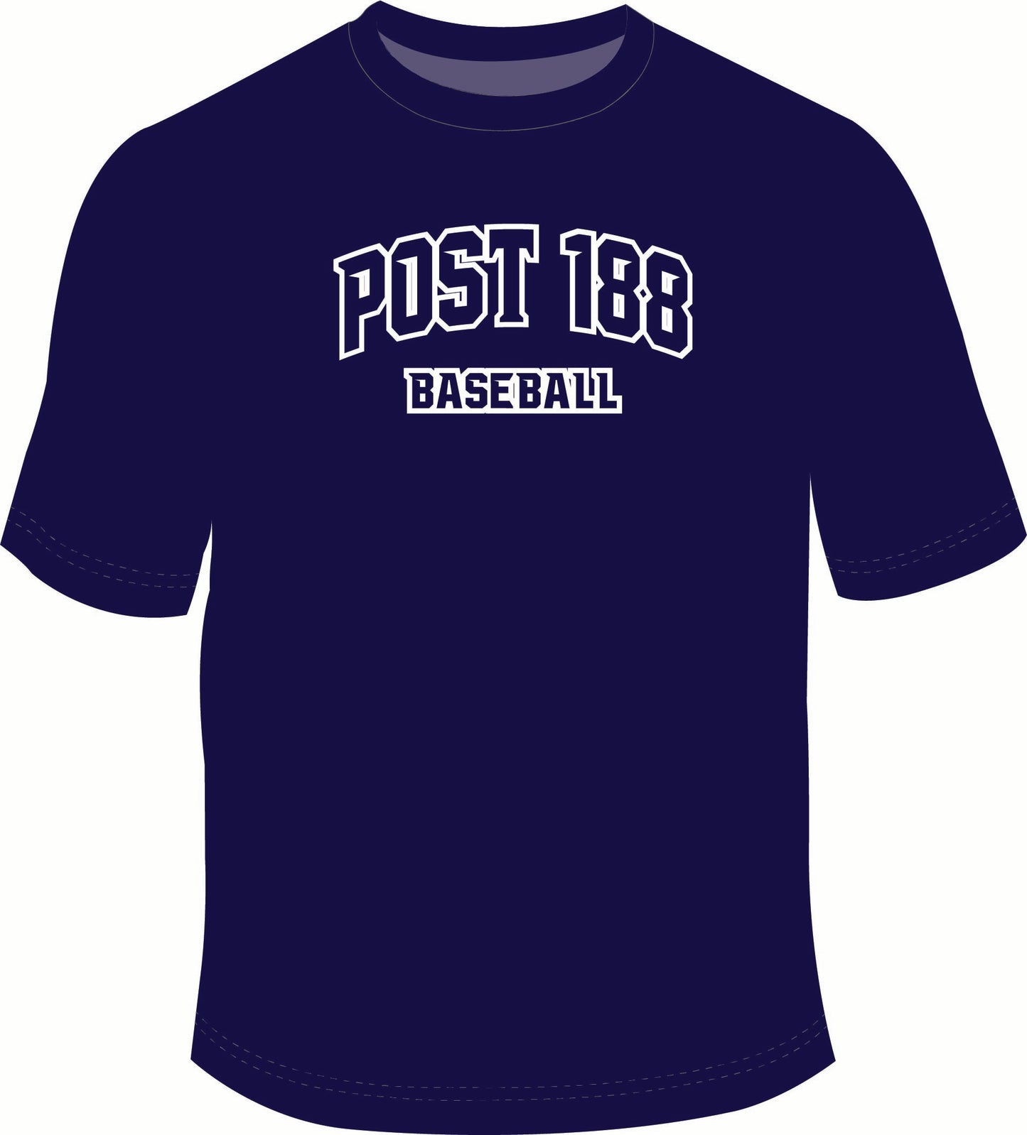 Post 188 Baseball Short Sleeve T Shirt
