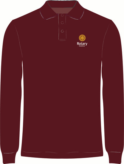 Dolgeville Rotary Club Long Sleeve Polo