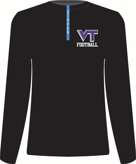 Valley Tech Football Long Sleeve Quarter Zip