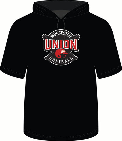 Worcester Union Softball Short Sleeve Hoodie