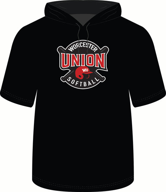 Worcester Union Softball Short Sleeve Hoodie